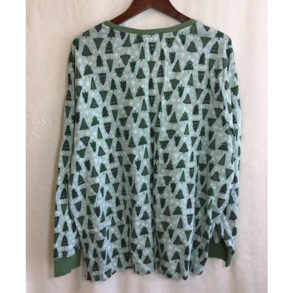 Lauren Conrad Christmas Tree Pajama Set 2XB - Picture 4 of 10